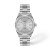 Silver dial · Grey bracelet