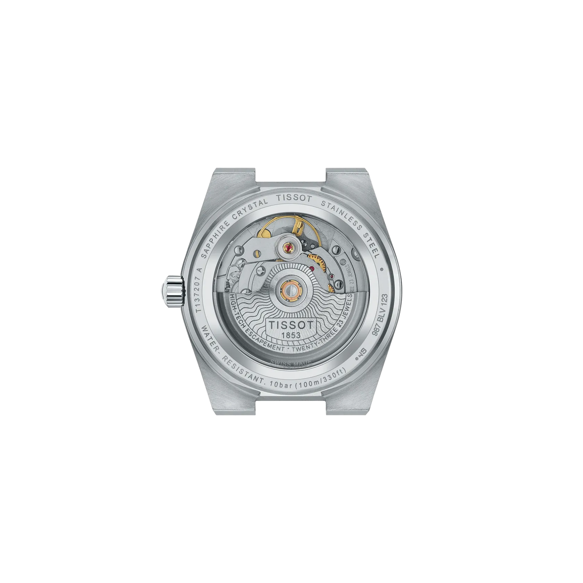 Tissot PRX 35mm T137.207.11.351.00 — detail view
