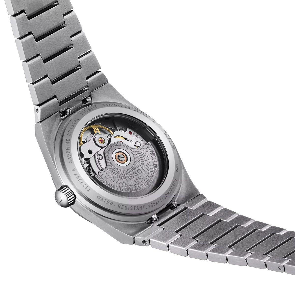Tissot PRX 35mm T137.207.11.091.00 — detail view
