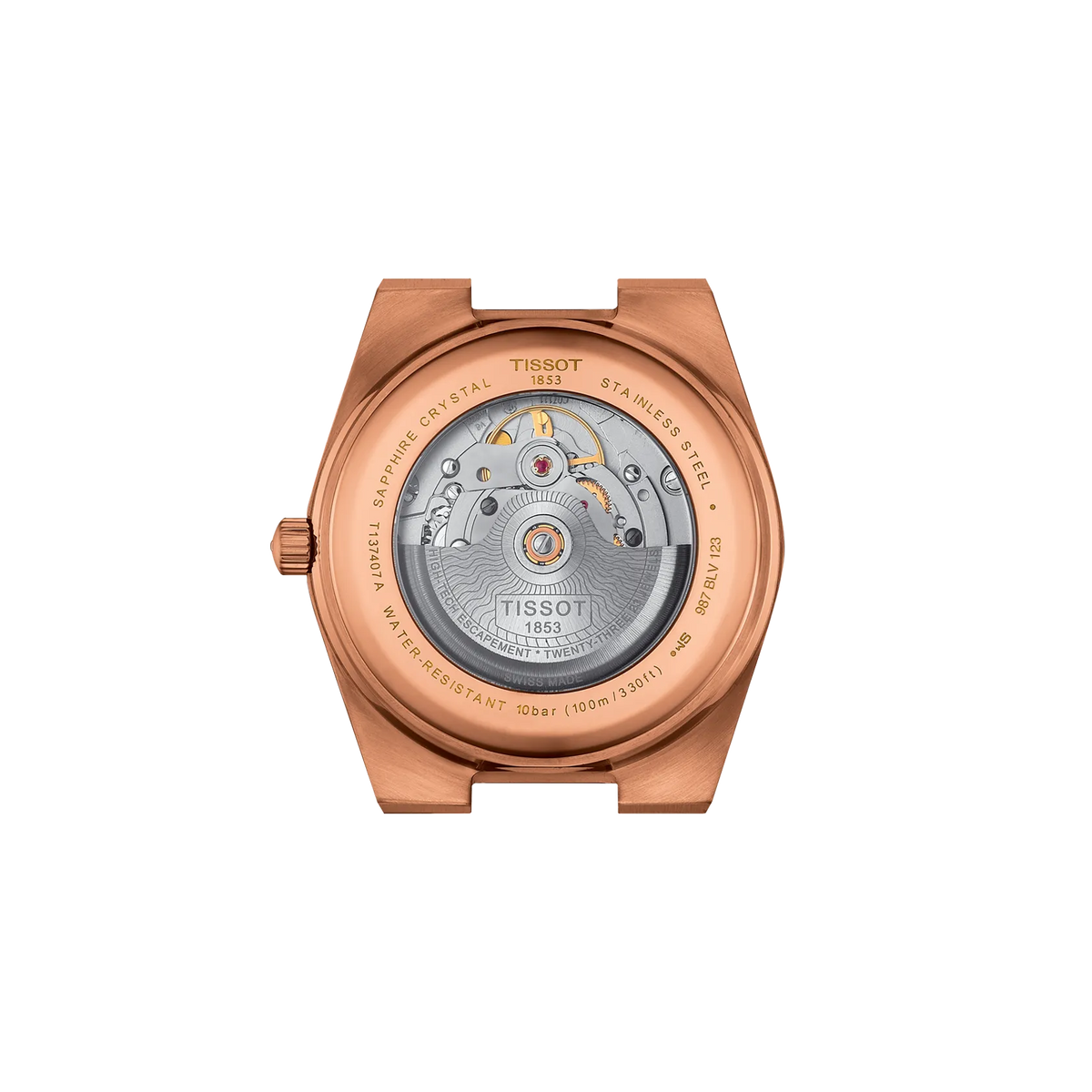Tissot PRX 40mm T137.407.33.041.00 — detail view