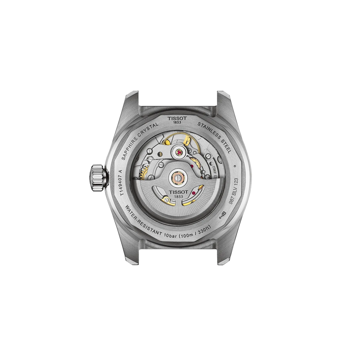 Tissot PR516 38mm T149.407.11.051.00 — detail view