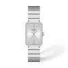 Silver dial · Grey bracelet