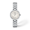 White mother-of-pearl dial · Grey bracelet