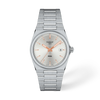 Silver dial · Grey bracelet