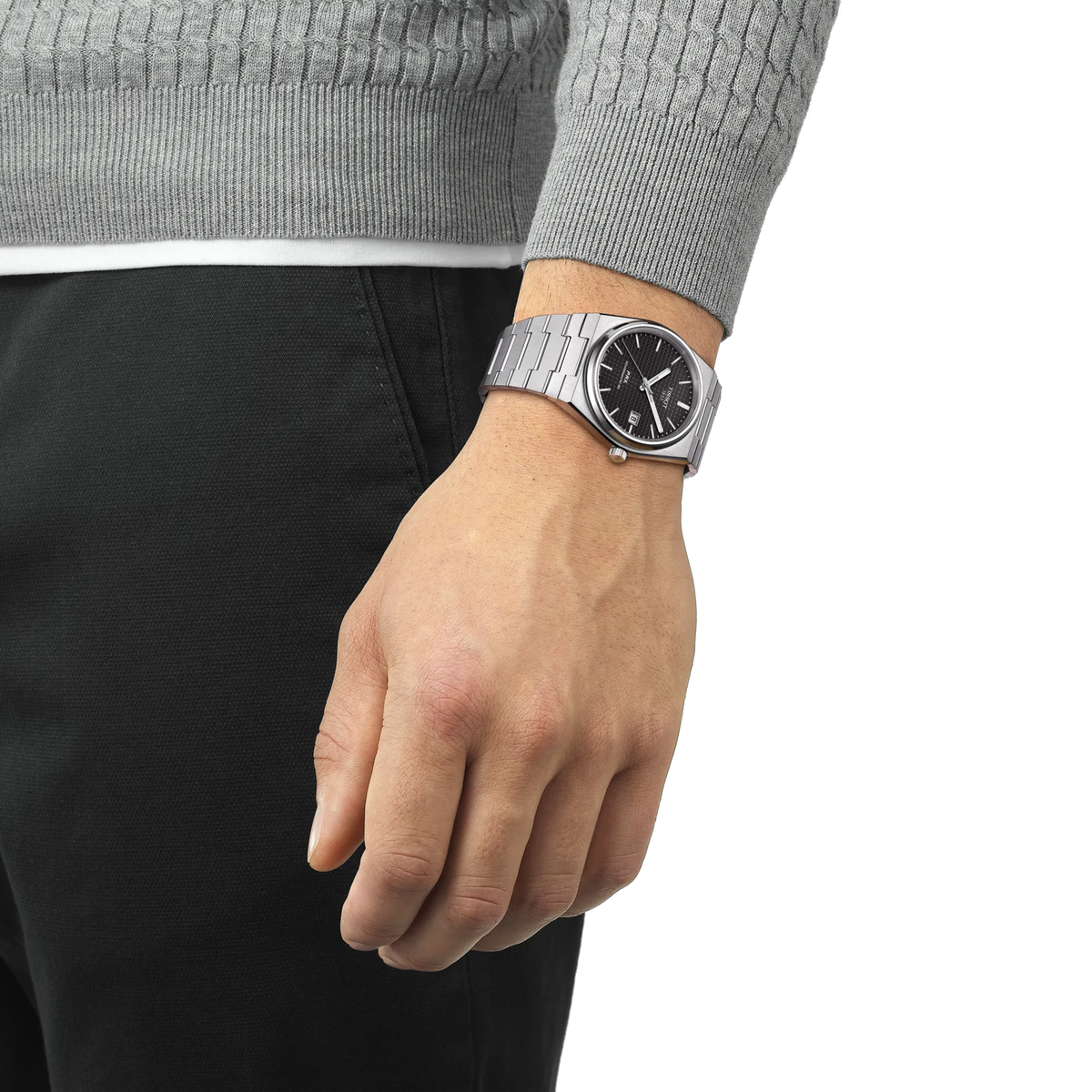 Tissot PRX 40mm T137.407.11.051.00 — detail view