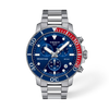Blue dial · Grey bracelet