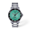 Turquoise dial · Grey bracelet