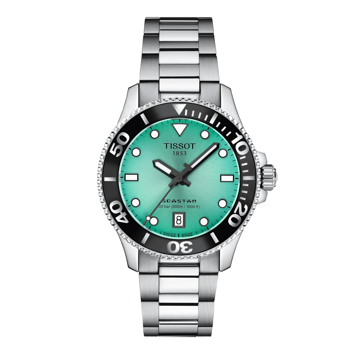 Tissot Seastar 1000 36mm T120.210.11.091.00 — detail view
