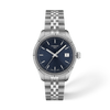 Blue dial · Grey bracelet