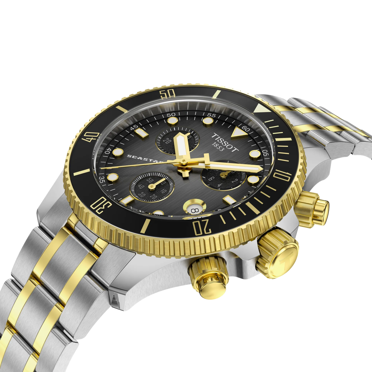 Tissot Seastar 1000 38mm T120.217.22.061.00 — detail view