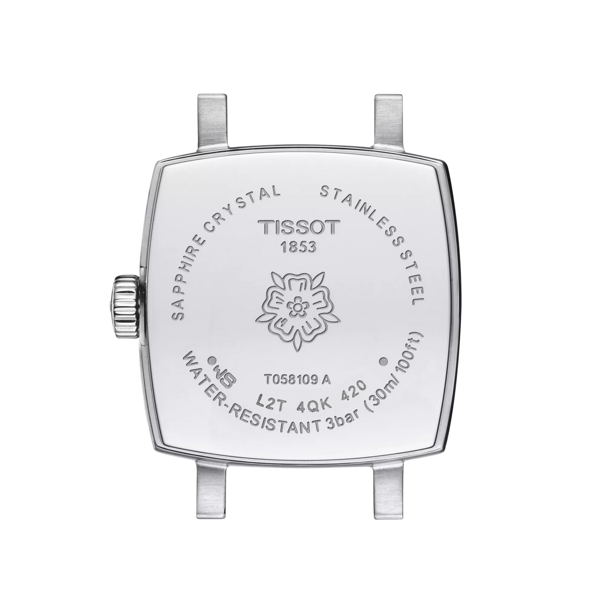 Tissot Lovely Square 20x20mm T058.109.11.041.01 — detail view