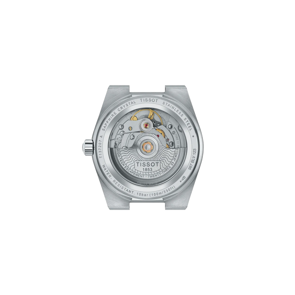 Tissot PRX 35mm T137.207.11.111.00 — detail view