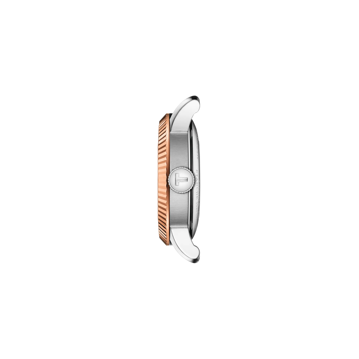 Tissot le Locle Gold 29mm T932.207.46.046.00 — detail view