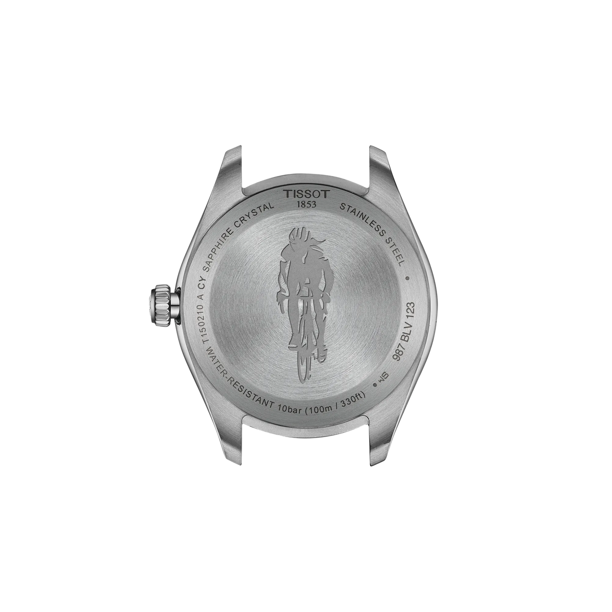 Tissot PR 100 Cycling 34mm T150.210.17.037.00 — detail view
