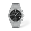 Black dial · Metal bracelet
