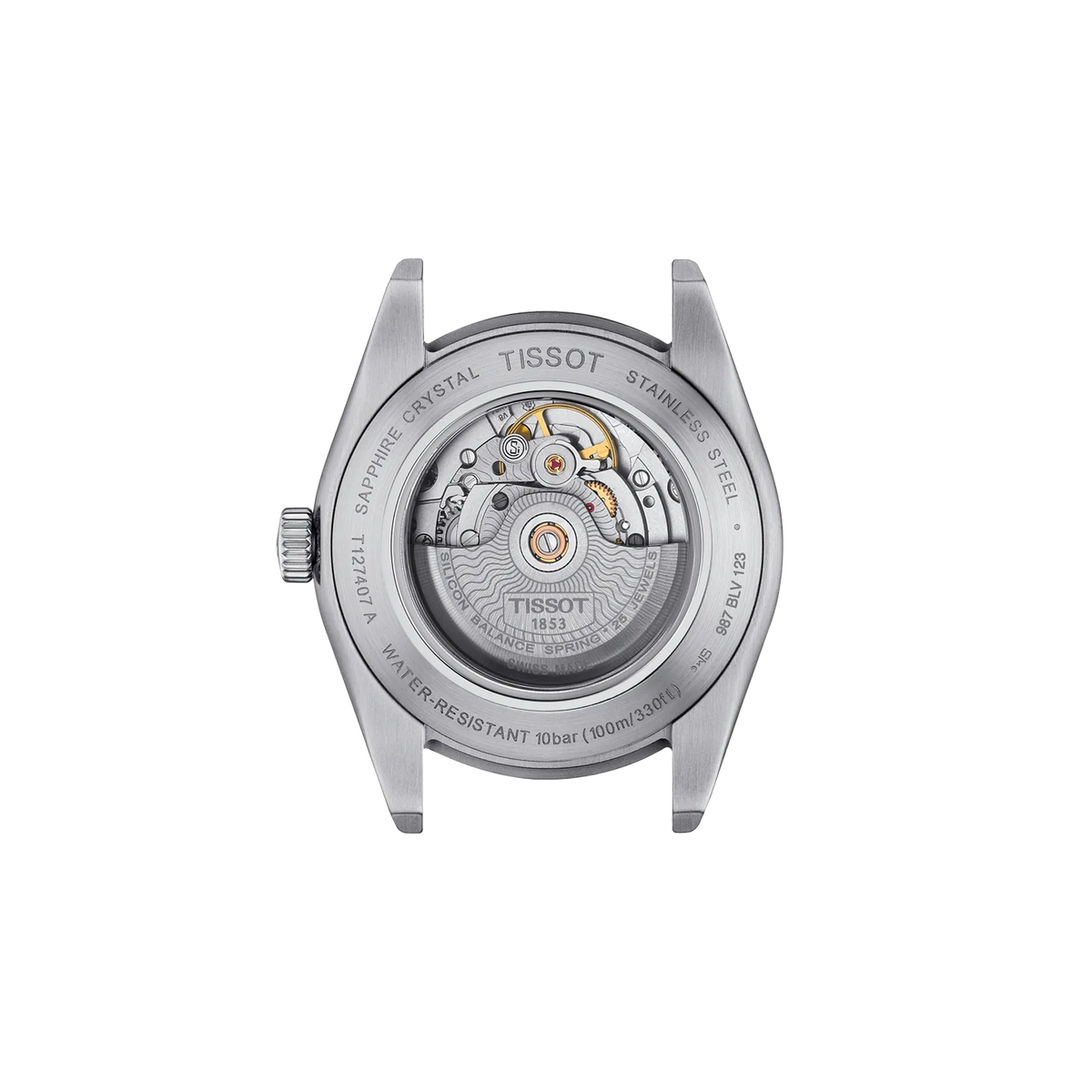 Tissot Gentleman 40mm T127.407.11.351.00 — detail view