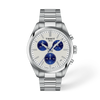 White dial · Grey bracelet