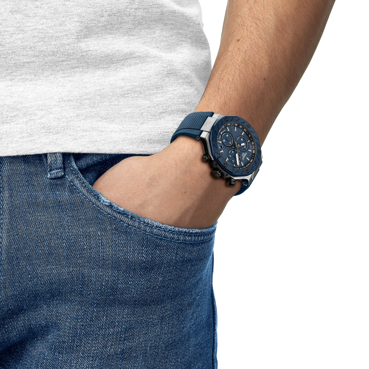 Tissot T-Race 45mm T141.417.27.041.00 — detail view