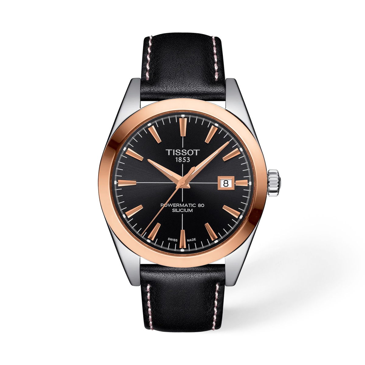 Tissot Gentleman Gold bezel 40mm T927.407.46.051.00 — product view