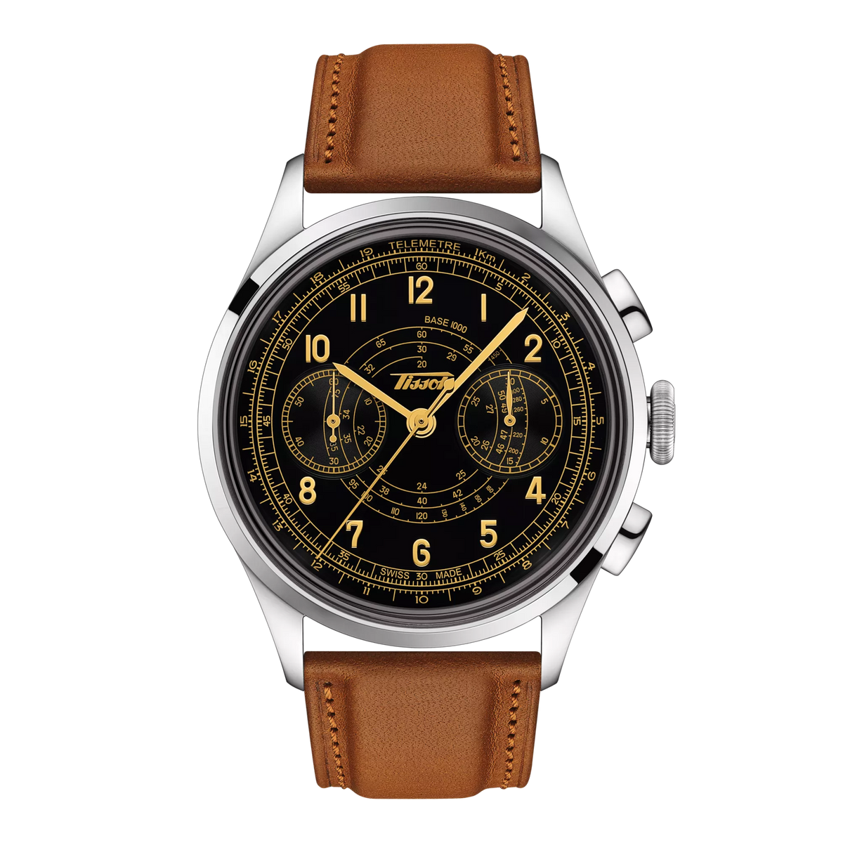 Tissot Telemeter 1938 42mm T142.462.16.052.00 — detail view