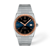 Blue dial · Grey bracelet