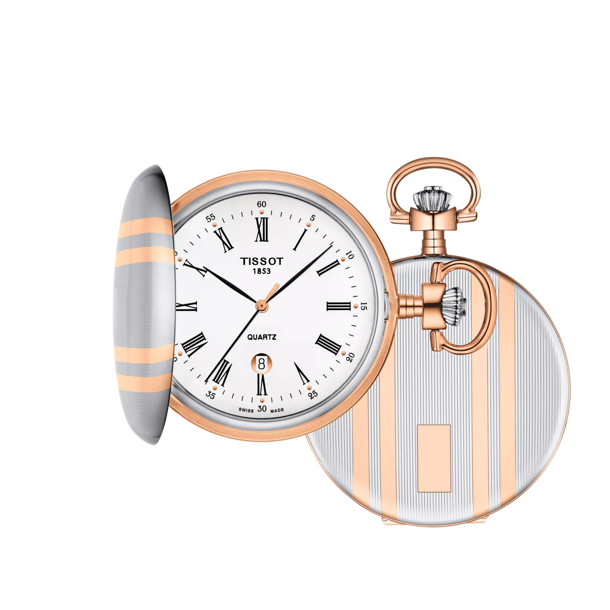 Tissot Savonnette 49.5mm T862.410.29.013.00 — detail view