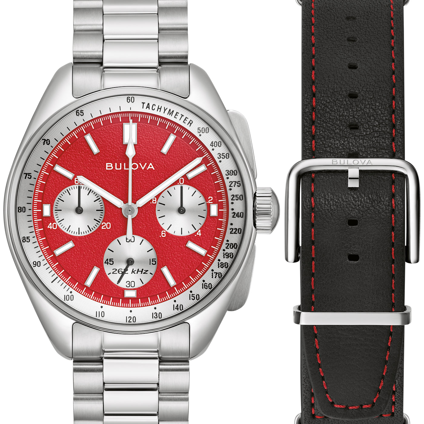 Bulova Stainless Steel Heritage Mens Watch