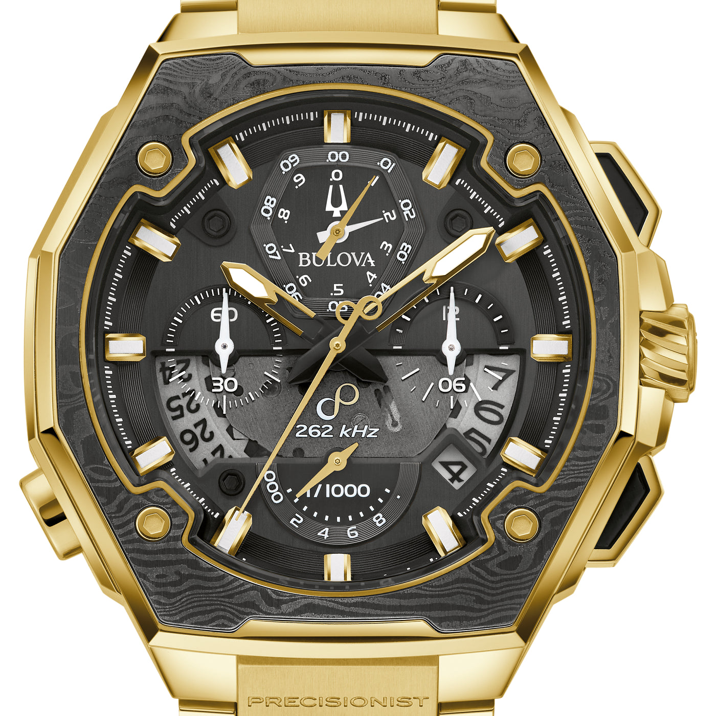 Bulova Stainless Steel Luxury Mens Watch