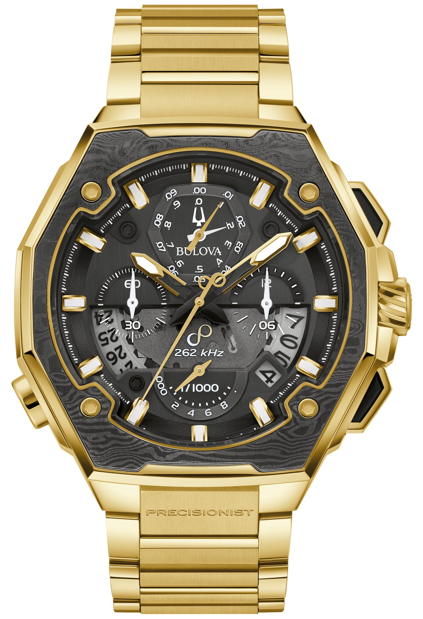 Bulova Stainless Steel Luxury Mens Watch