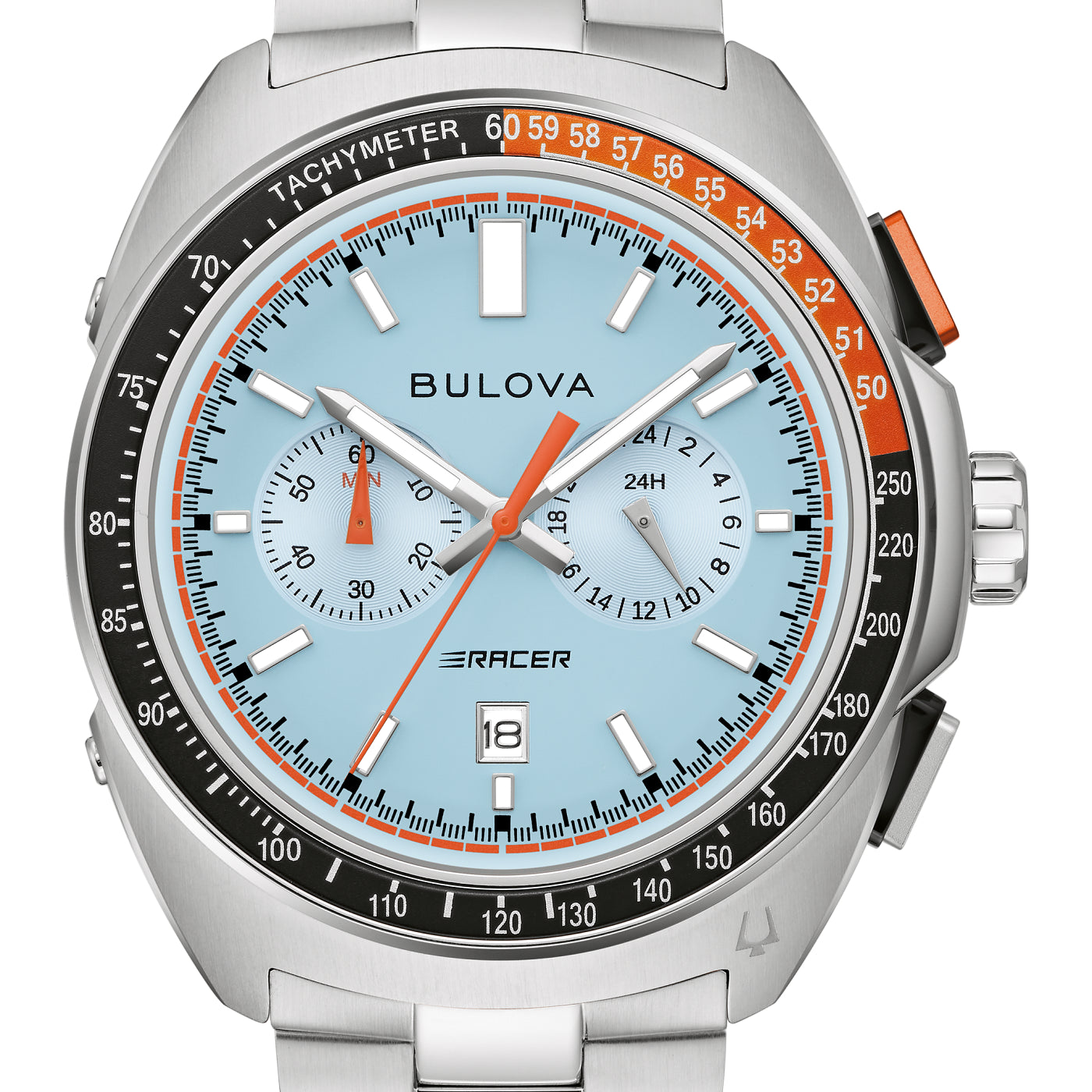 Bulova Stainless Steel Performance Mens Watch