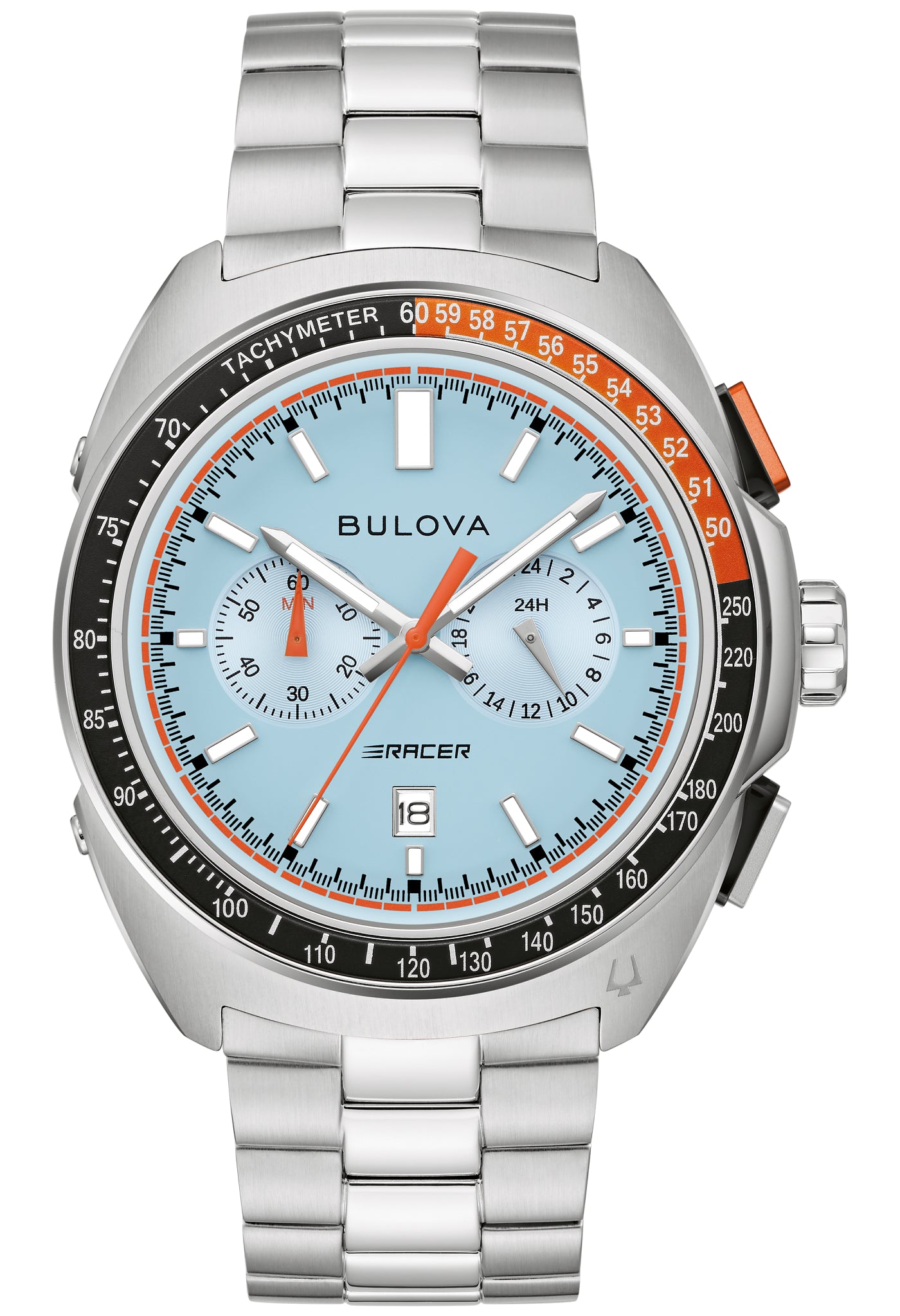 Bulova Stainless Steel Performance Mens Watch