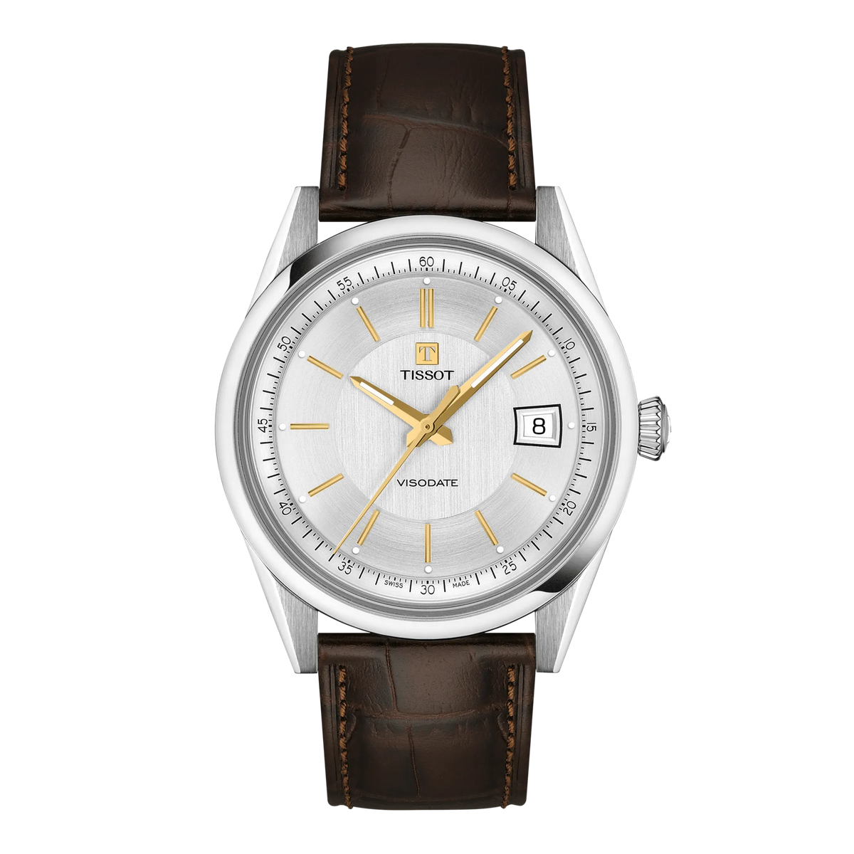 Tissot Visodate 39mm T157.407.16.031.00 — detail view
