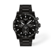 Black dial · Black bracelet