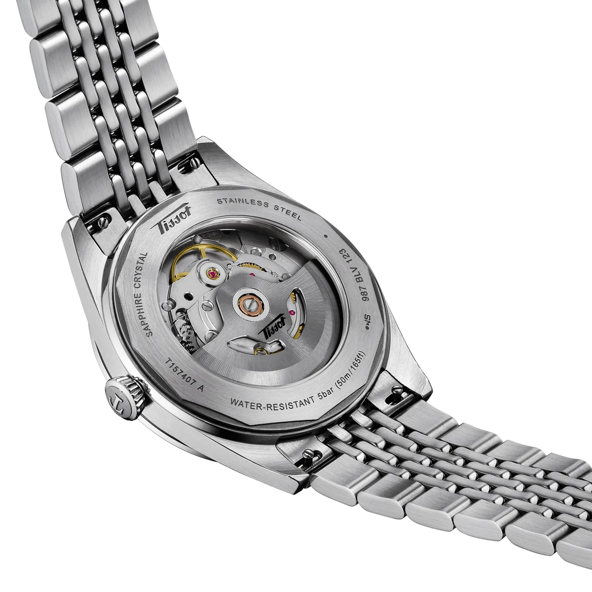 Tissot Visodate 39mm T157.407.11.041.00 — detail view