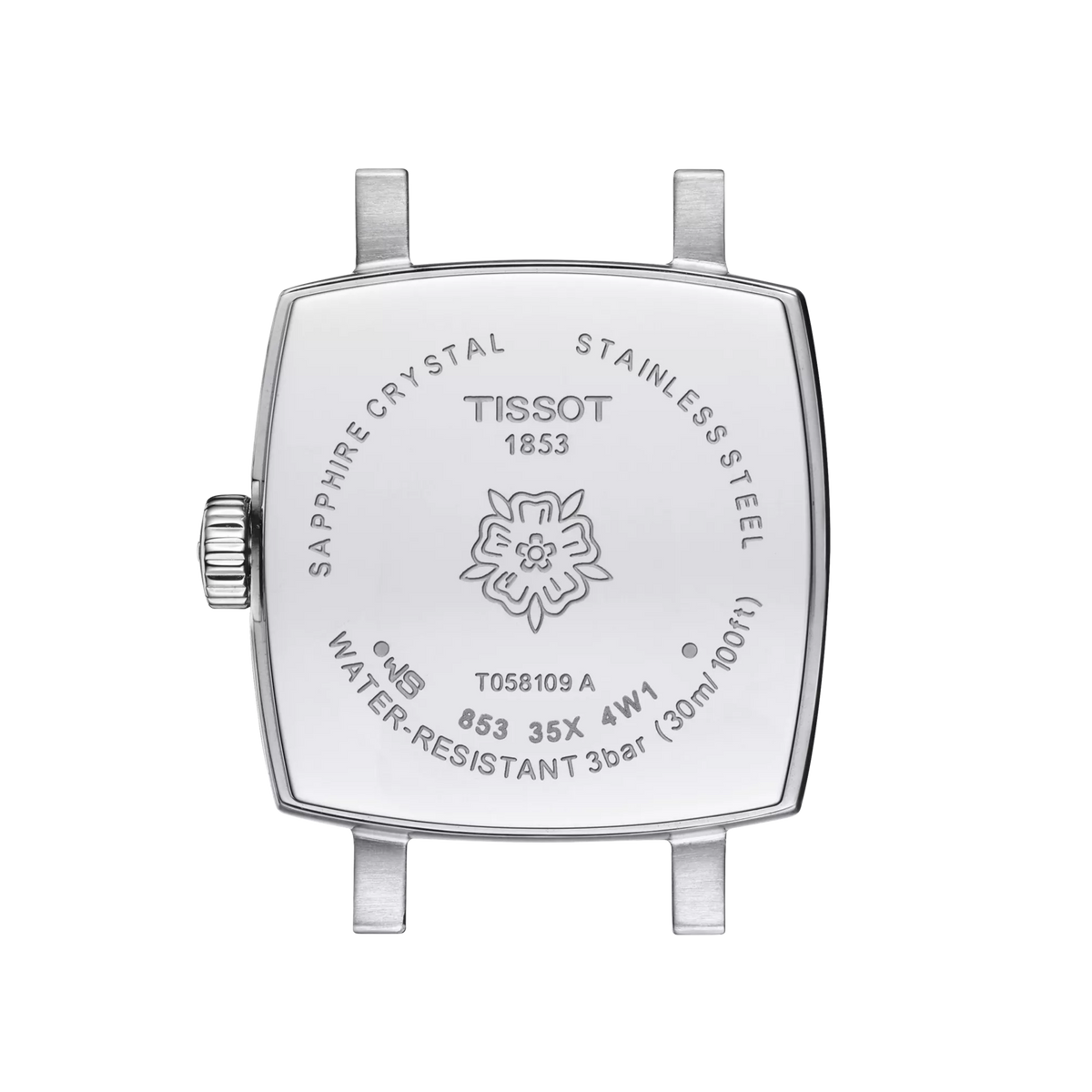 Tissot Lovely Square 20x20mm T058.109.11.036.01 — detail view