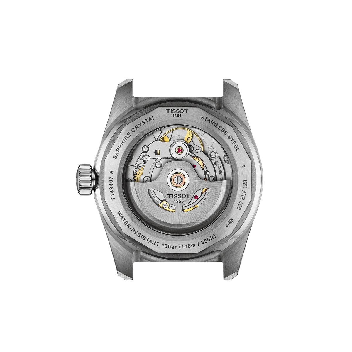 Tissot PR516 38mm T149.407.11.041.00 — detail view