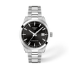 Black dial · Grey bracelet