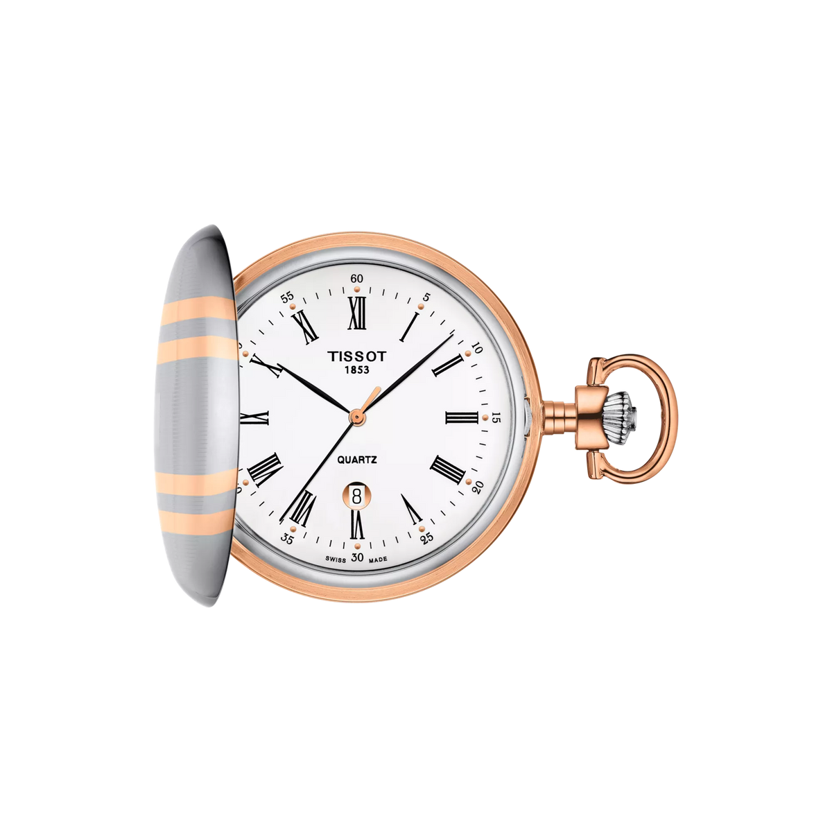 Tissot Savonnette 49.5mm T862.410.29.013.00 — detail view