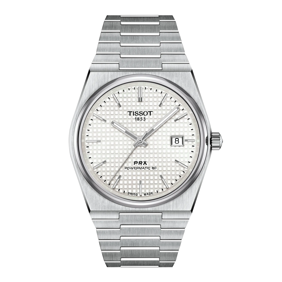 Tissot PRX 40mm T137.407.11.111.00 — detail view
