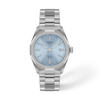 Ice blue dial · Grey bracelet