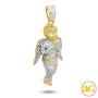 10KY 0.50CTW DIAMOND PRAYING HANDS ANGEL PENDANT