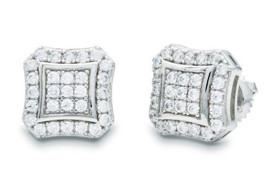 SS Moissanite Earrings