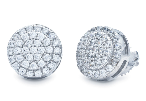 SS Moissanite Earrings