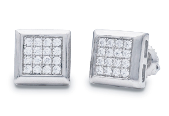 SS Moissanite Earrings