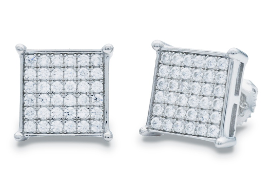 SS Moissanite Earrings