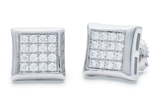 SS Moissanite Earrings