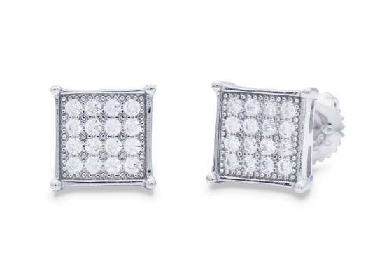 SS Moissanite Earrings