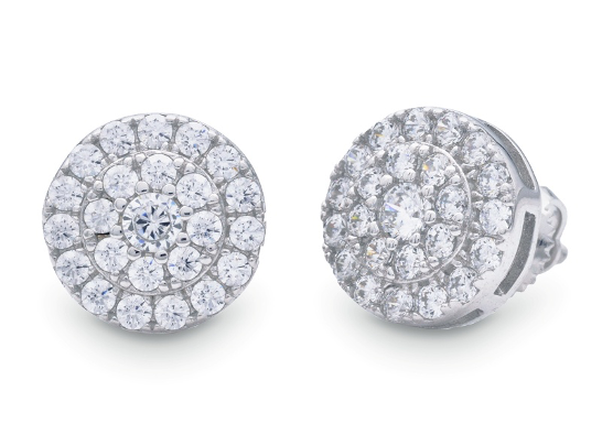 SS Moissanite Earrings