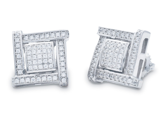 SS Moissanite Earrings