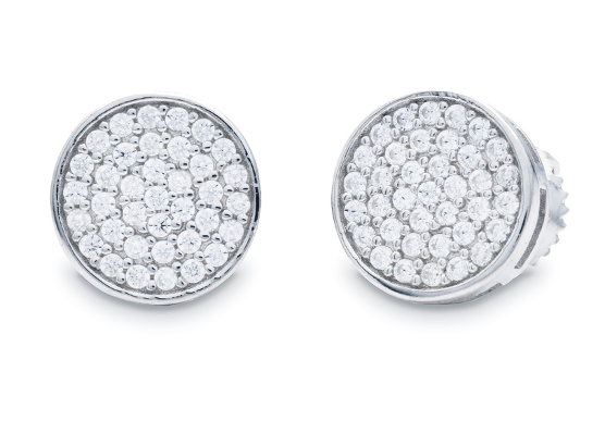 SS Moissanite Earrings